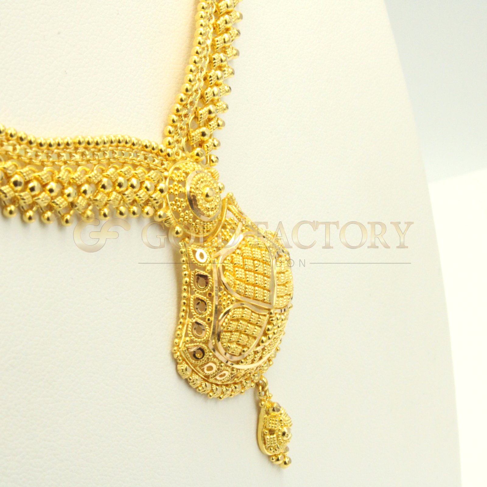 Buy Online Ct Gold Necklace Set Goldfactory Co Uk