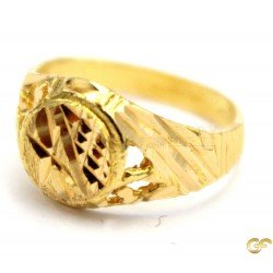 Pretty Round Facade Baby Ring