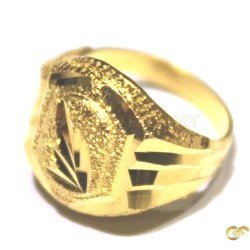 Gorgeous Highly Defined Sandblast Finish Baby Ring