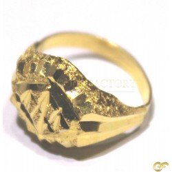 Beautiful Crossing Diamond Cut Baby Ring