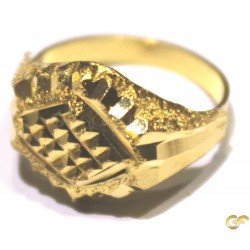 Dynamic Angular Diamond Cut Baby Ring