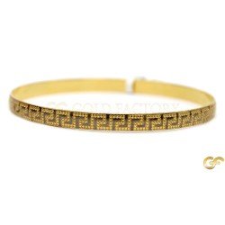 Pretty Single Greek Key Bangle