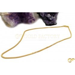 Stamped 916 Square Foxtail Chain