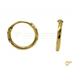 Snake Cut Style Hoops