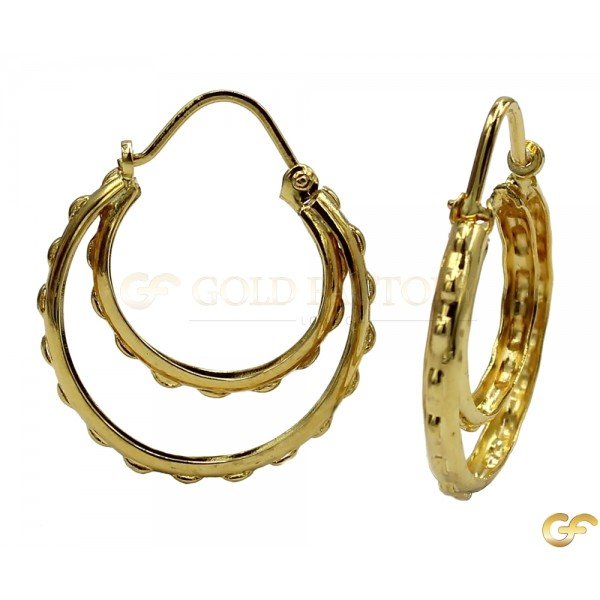 Lovely Double Hoops