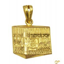Beautiful Dynamic Mecca / Kaaba Beautiful Yellow Metal Pendant