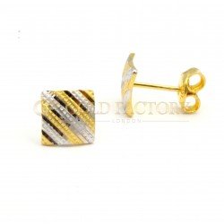Lovely Two Toned Studs