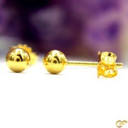 Minimalist Round Ball Stamped 916 Studs