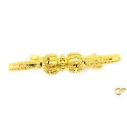 Dual Ball and Filament Style Adjustable Baby Bangle/Kara