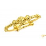 Triple Ball Design with Point Style Decoration Adjustable Baby Bangle/Kara