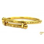 Matte Finish with Diamond Cut Adjustable Baby Bangle/Kara