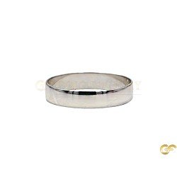 9ct White Gold Band