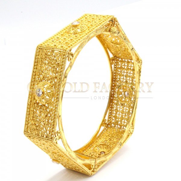 Stunning Hexagonal Screw Bangle