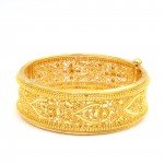 22ct Gold Screw Bangle