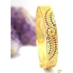 22ct Gold Screw Bangle