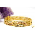 22ct Gold Screw Bangle