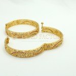 22ct Gold Screw Bangle