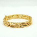 22ct Gold Screw Bangle