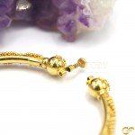 Pretty Single Gokhroo Style Screw Bangle