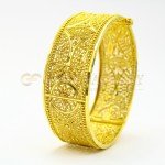 Stamped 916 Single Wide Screw Bangle