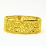 Stamped 916 Single Wide Screw Bangle