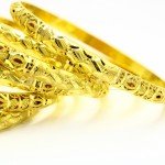 22ct Gold Bangle set