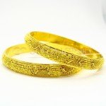 22ct Gold Pair of Bangles