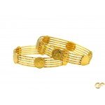 22ct Yellow Gold Bangle with Coins