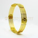 22ct Yellow Gold Bangle with Coins