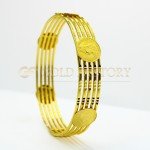 22ct Yellow Gold Bangle with Coins