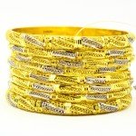 22ct Gold Bangle set