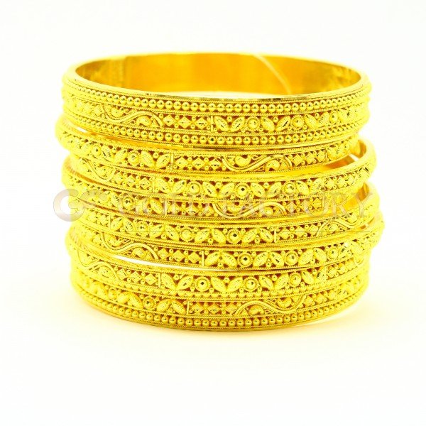 22ct Gold Set of Bangles