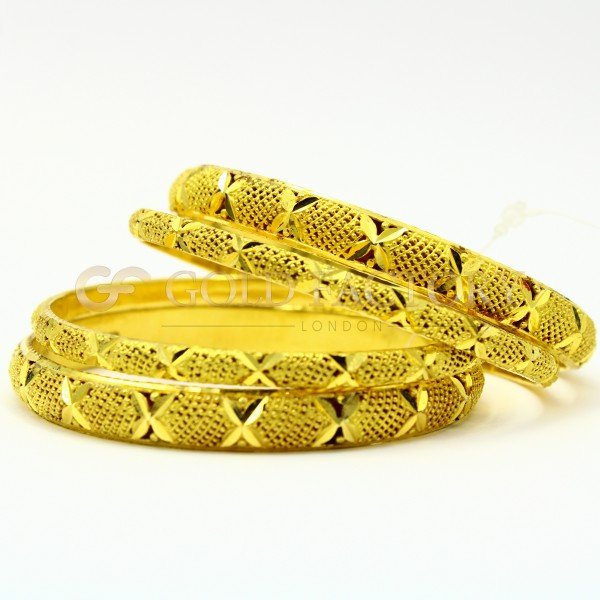 22ct Set of Gold Bangles