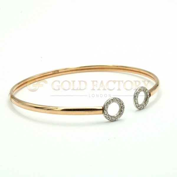 Pretty Rose Gold Bangle