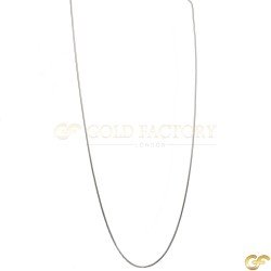 Sleek White Snake Chain