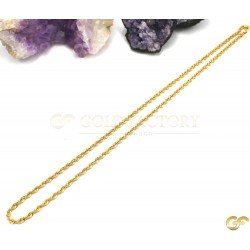Beautiful Yellow Gold Rope Chain
