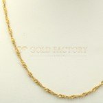 Beautiful 22ct Gold Ripple Chain