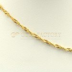 Beautiful 22ct Gold Ripple Chain