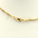 Beautiful 22ct Gold Ripple Chain