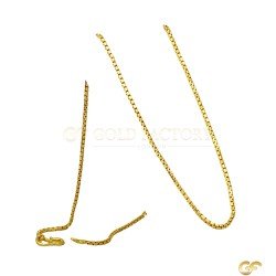 Classic Box Link Style 22ct Gold Chain