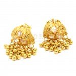 Unique Earrings with Choomki Drops