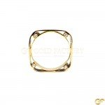 18ct Two Tone Diamond Ring