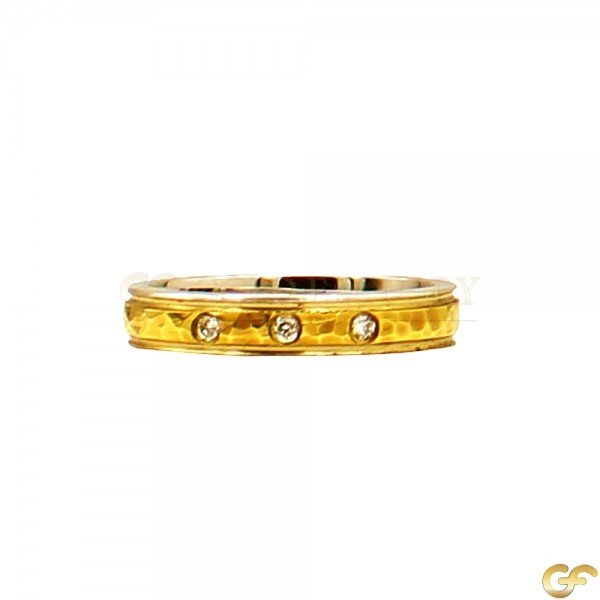 18ct Yellow and White Gold Diamond Ring