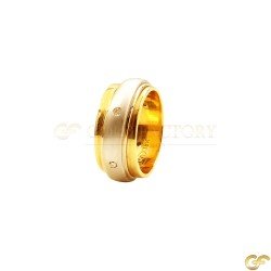 18ct Yellow and White Gold Diamond Ring