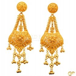 Classic 22ct Gold Drop Earrings