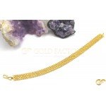 Alluring Weave Style 22ct Yellow Metal Bracelet