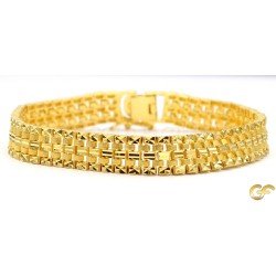 Luxurious Gents 22ct Yellow Gold Bracelet