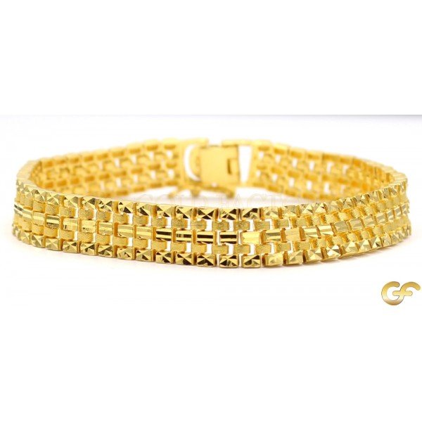 Luxurious Gents 22ct Yellow Gold Bracelet