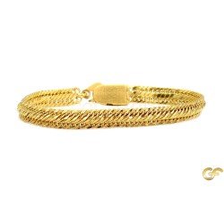 Elegant Gents 22ct Yellow Gold Bracelet