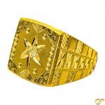 Striking Star Gents Ring